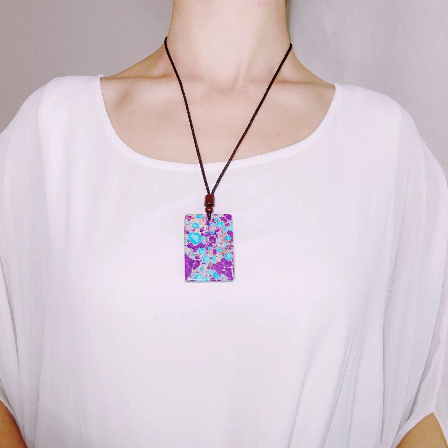 Jiajima Ancient Energy Stone Necklace – Spiritual Healing Amulet for Chakra Balance, Protection & Vitality