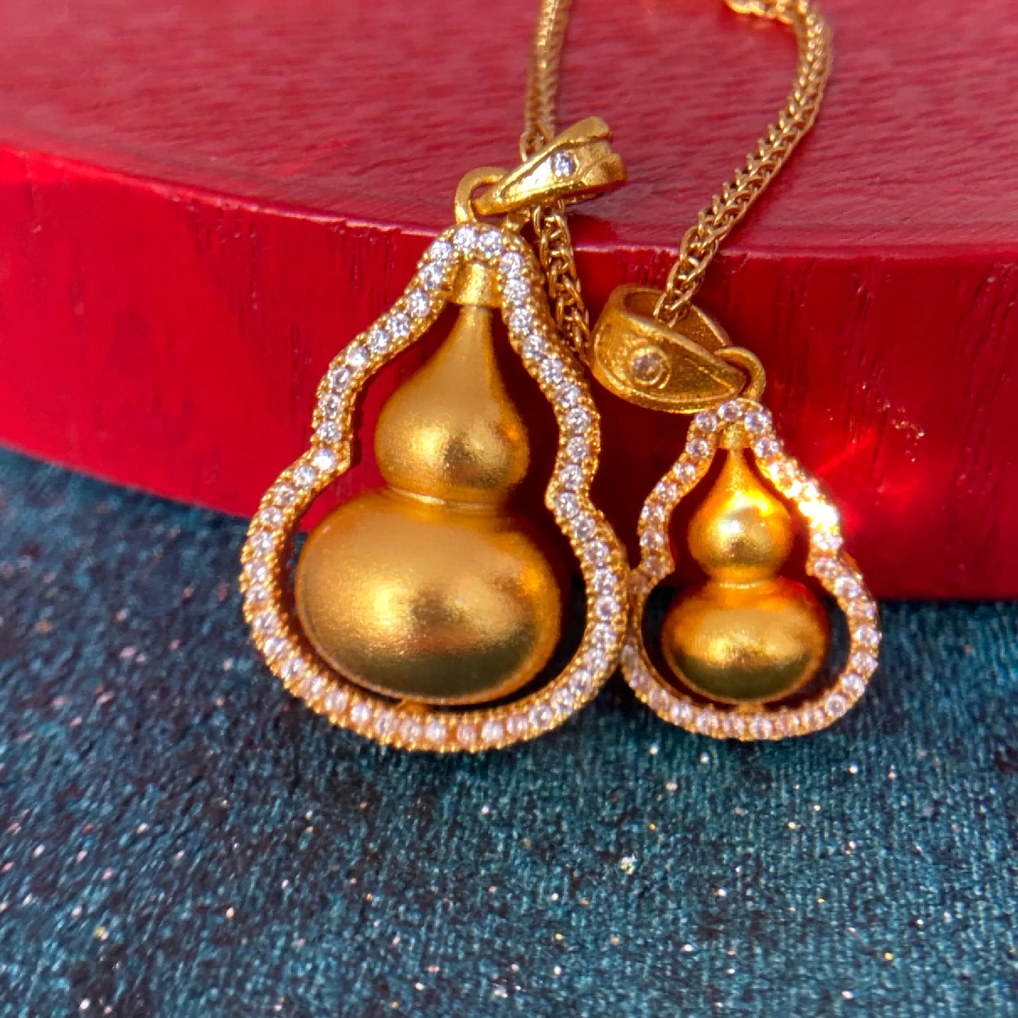 24K Gold Plated Pendant Necklace – Wealth