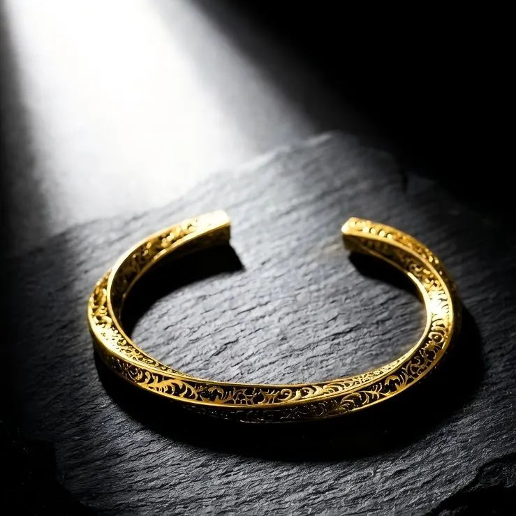 Brass Möbius Bracelet - Introspection