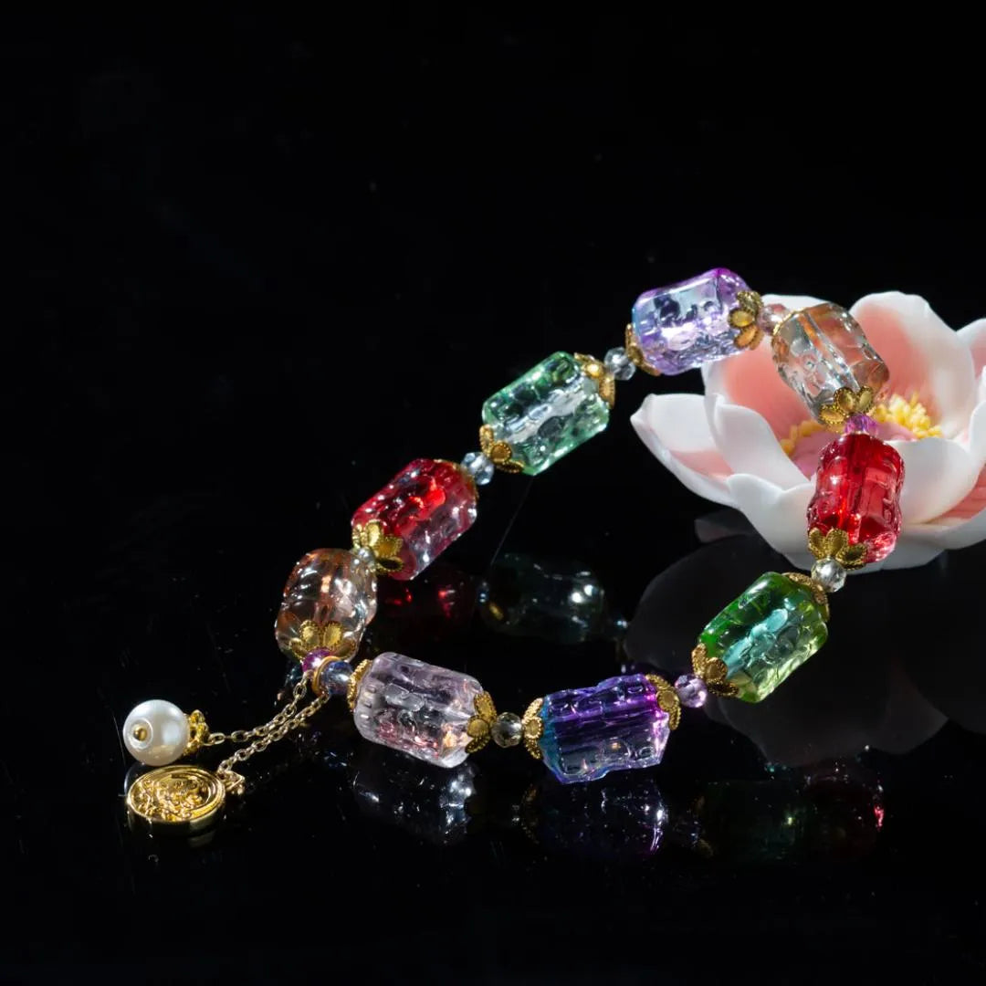 Rainbow Liuli Bracelet -  Healing