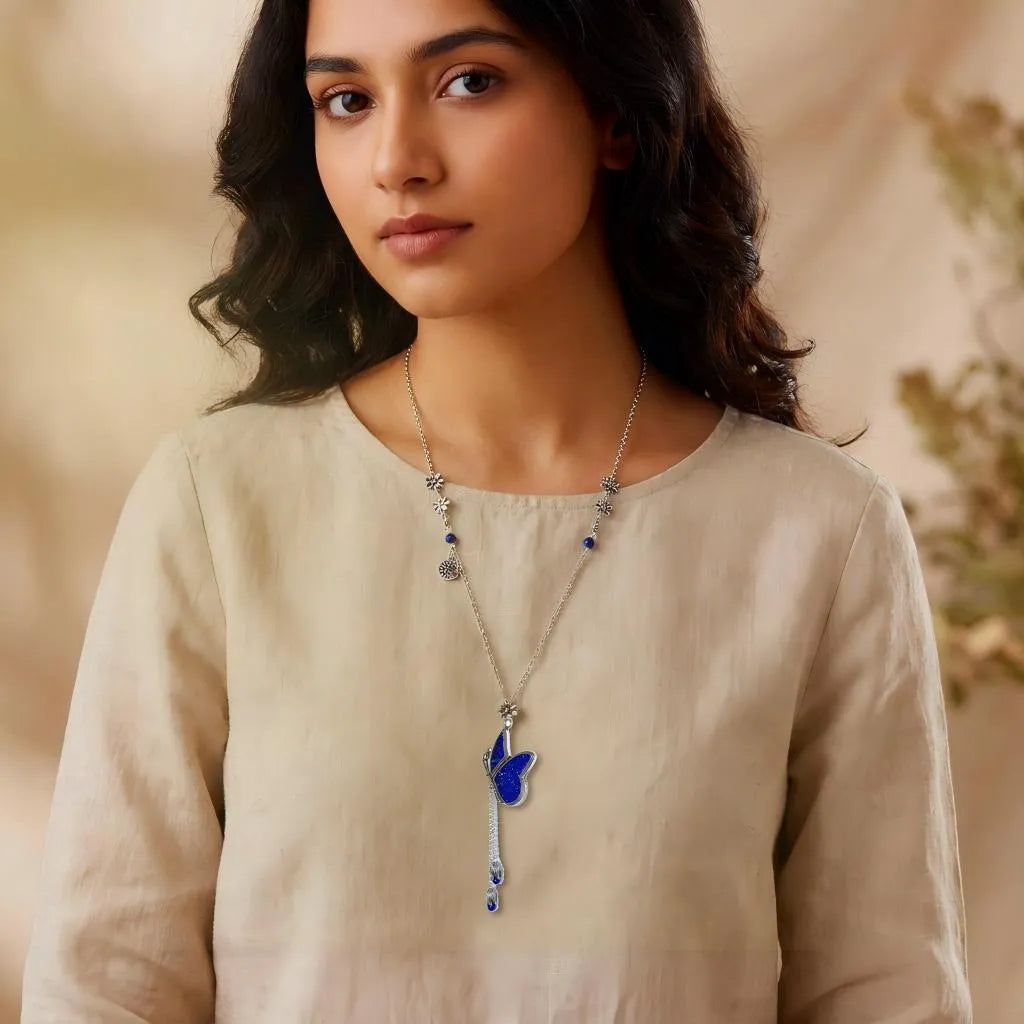 Blue Lapis Lazuli Necklace - Wisdom