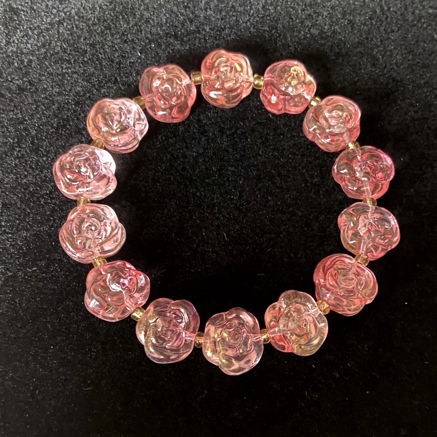 Pink Blossom of Yamdrok · Liuli Bracelet – A Symbol of Love, Harmony & Spiritual Rebirth