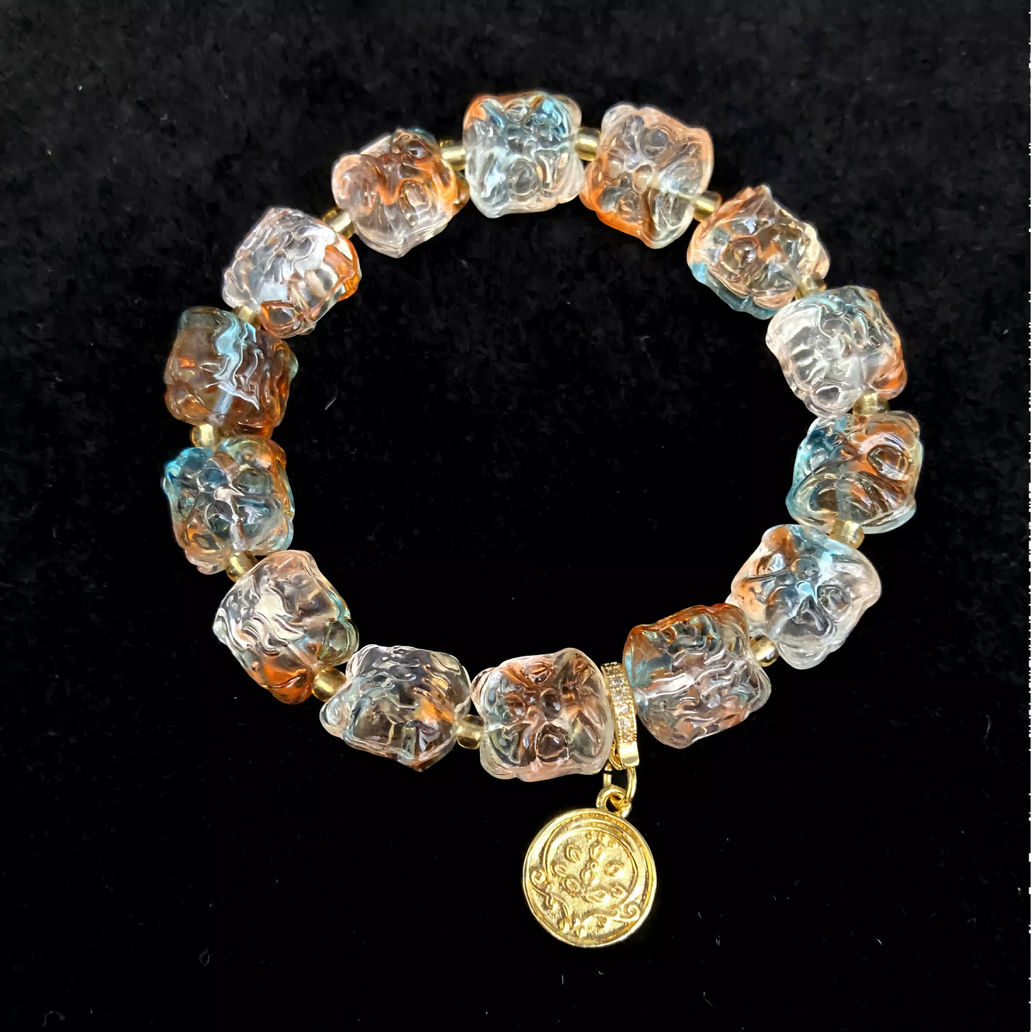 Liuli Lion Dance Bracelet – Handcrafted Spiritual Beads for Healing, Balance & Enlightened Energy