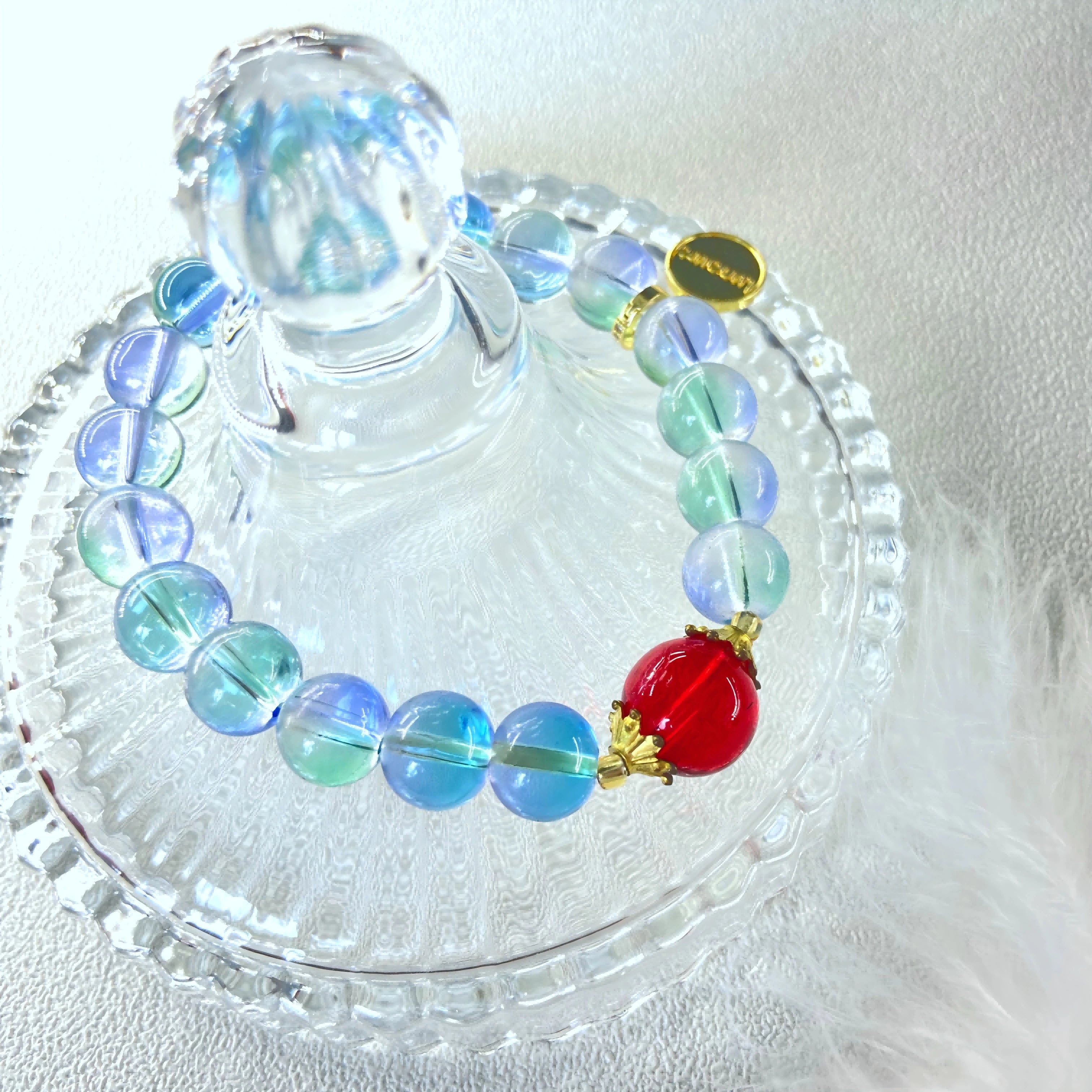 Blue Liuli Bracelet – Purification & Balance
