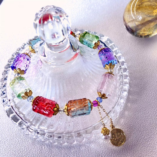 Sacred Fire Ritual Blessed Bracelet – Spiritual Jewelry for Aura Cleansing, Healing Energy, Mindfulness & Inner Peace