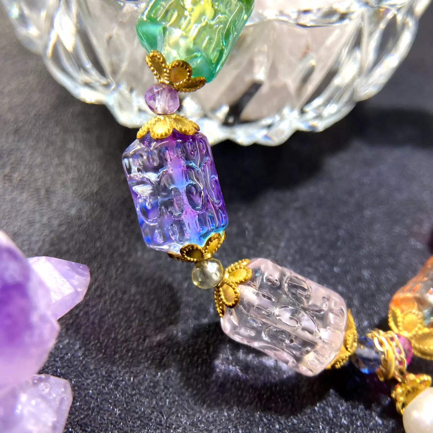 Sacred Fire Ritual Blessed Bracelet – Spiritual Jewelry for Aura Cleansing, Healing Energy, Mindfulness & Inner Peace