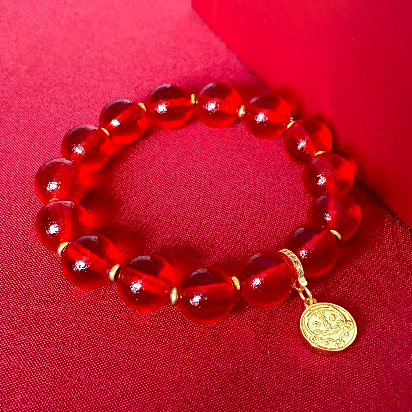 Red Sirius Divine Bead Bracelet– Purifier of Negative Energies, Enhancer of Fortune”