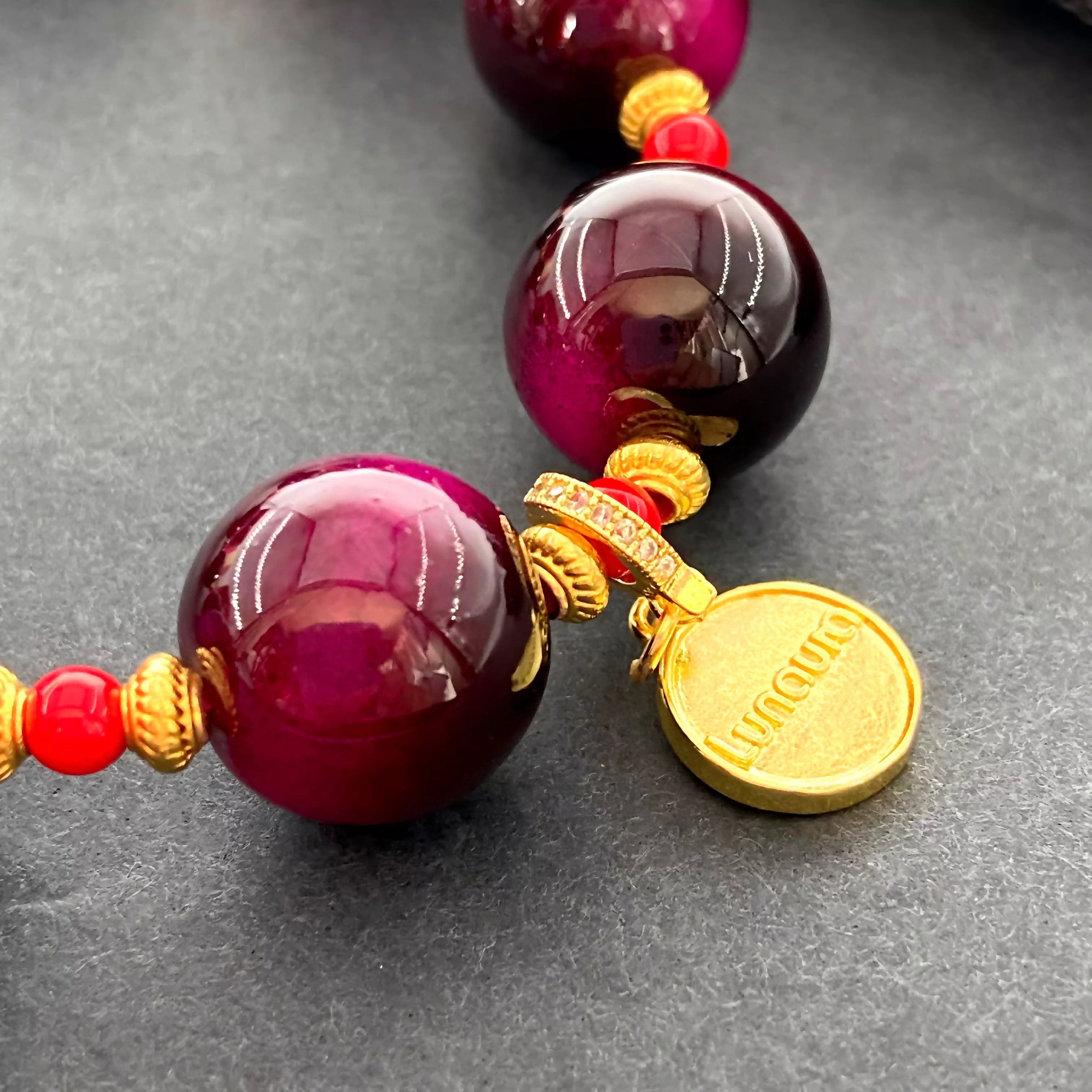 Rose-red Agate Bracelet - Healing