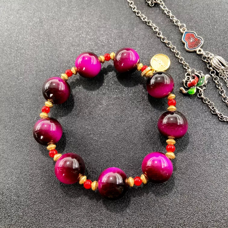 Fire-Consecrated Tara Buddah Dzi Bead Bracelet – Emotional Balance, Spiritual Protection & Good Fortune”