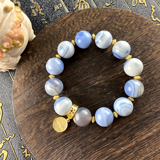 Blue Agate Bracelet – Healing