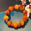 Orange Mu Chen Bead Bracelet - Protetion