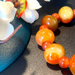 Orange Mu Chen Bead Bracelet - Protetion