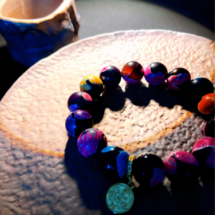Multicolor Agate Bracelet – Luck