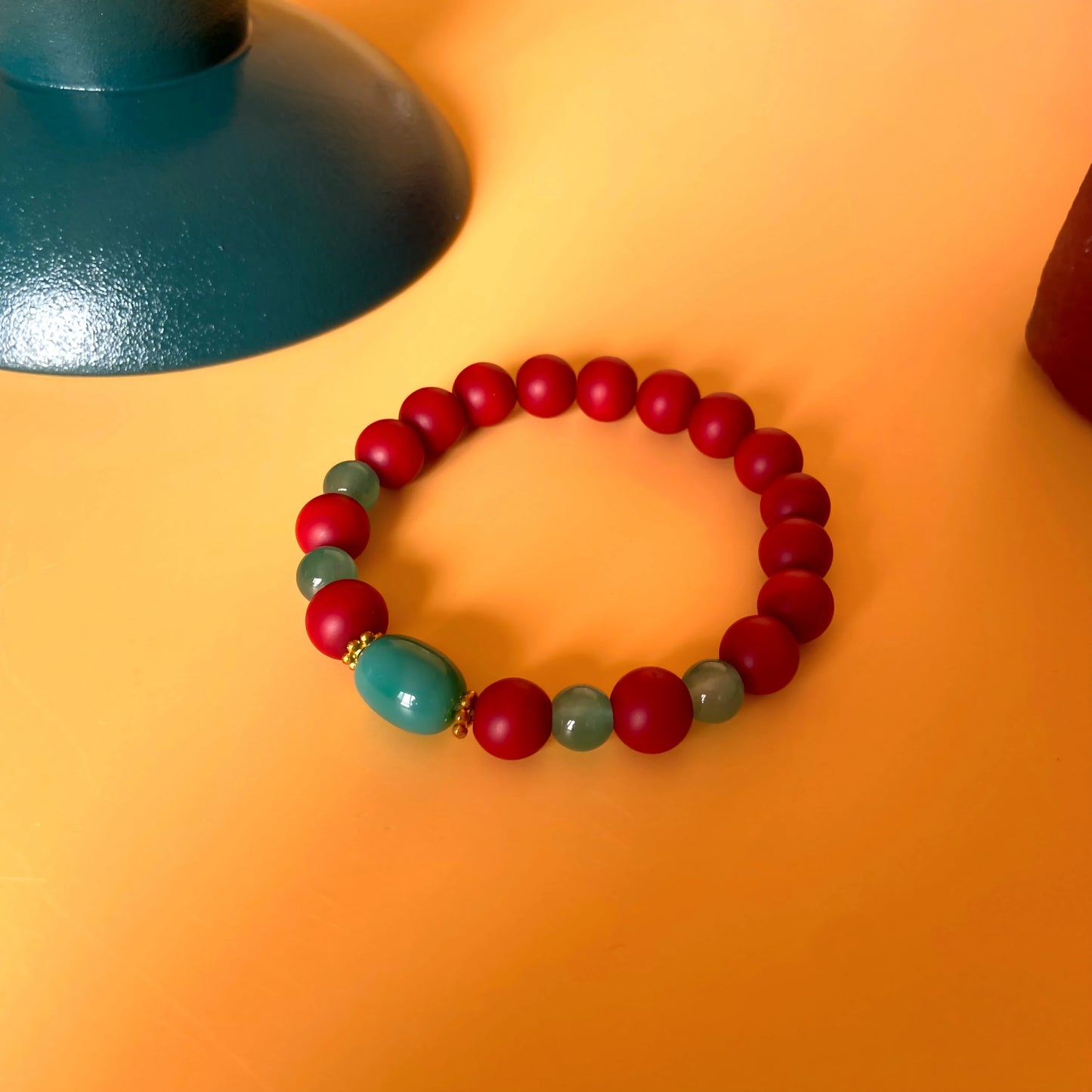 Tibetan Blood Dzi Bead Bracelet – Ancient Himalayan Talisman for Luck, Energy & Divine Protection