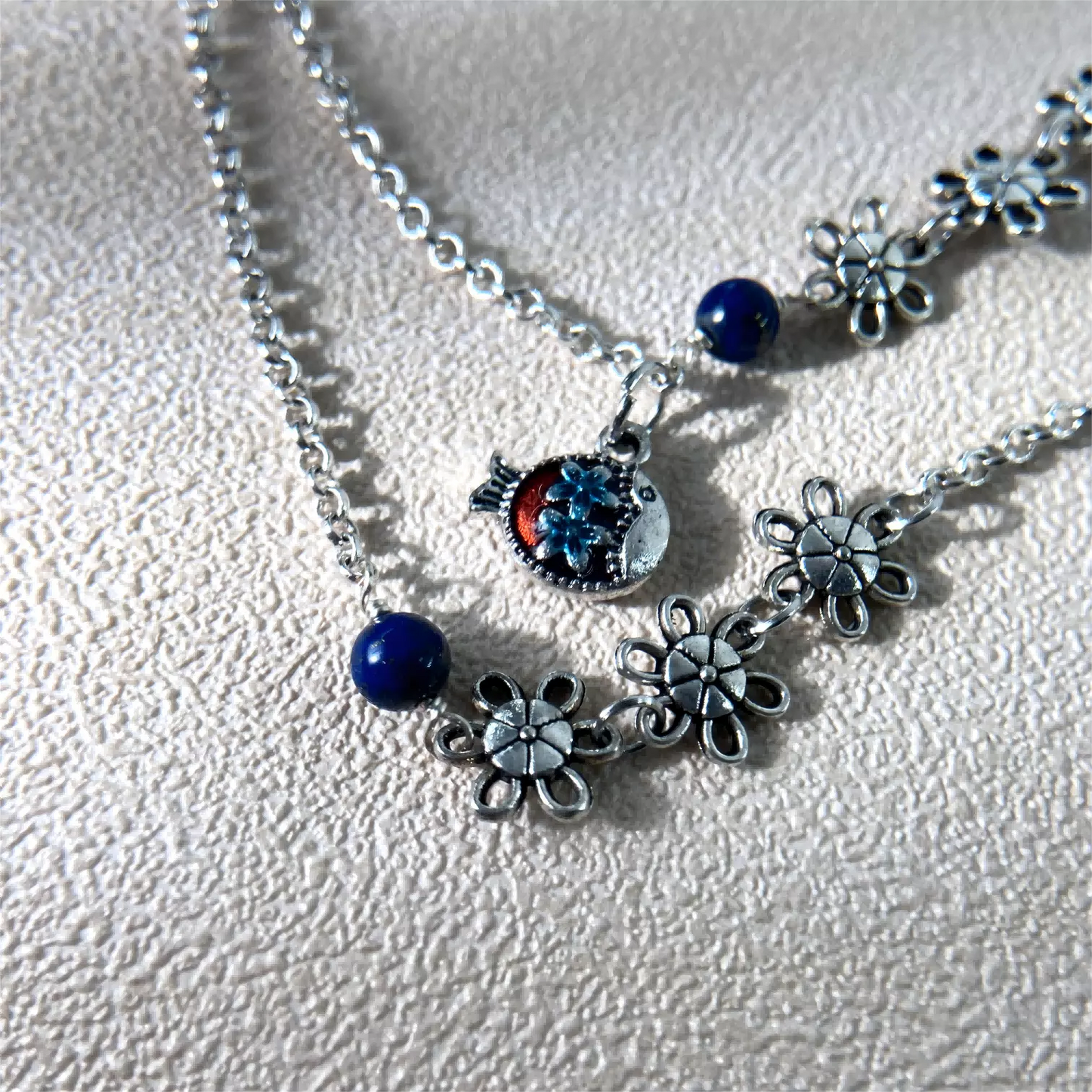 Butterfly Lapis Lazuli Pendant Necklace – Transformation, Inner Wisdom & Spiritual Protection Jewelry