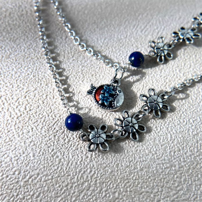 Blue Lapis Lazuli Necklace - Wisdom