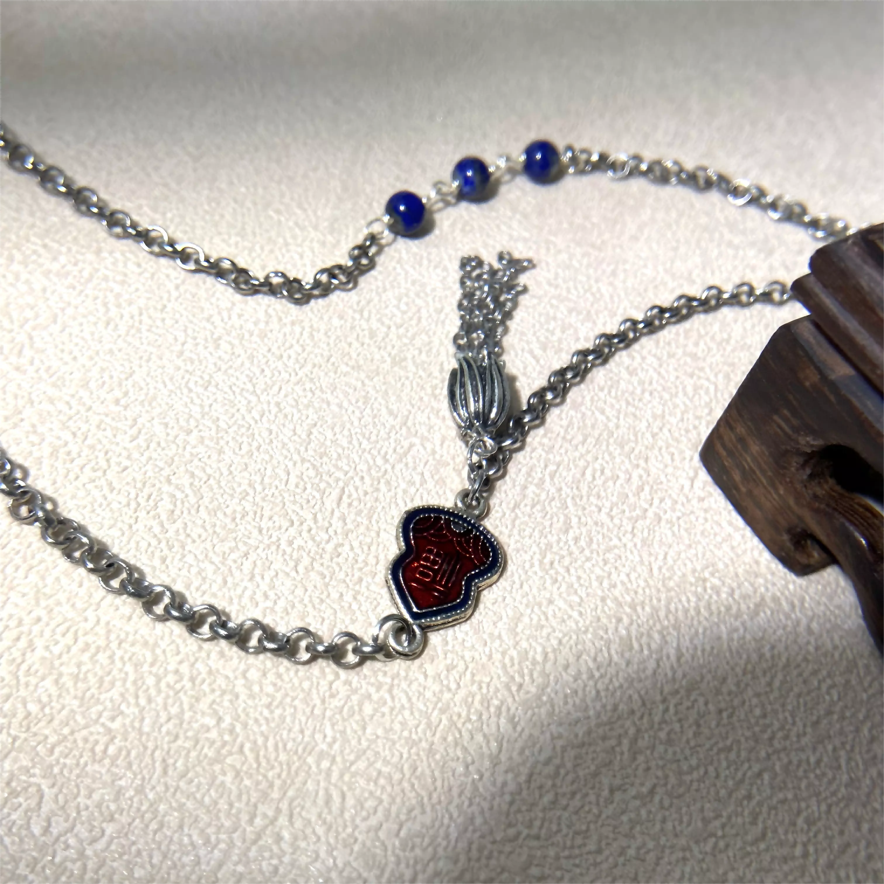 Lapis Lazuli Pendant Necklace - Protection