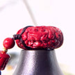 Red Cinnabar Pendant Necklace - Protection
