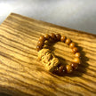 Sandalwood & Bodhi Bead Ring – Tibetan Zachiram Goddess Amulet for Protection, Empowerment & Spiritual Awakening