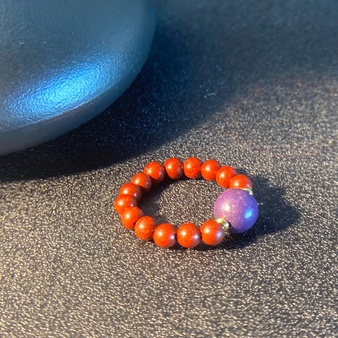 Nine Purple Oriental Healing Bead – Herbal Energy Amulet with Sandalwood, Frankincense & Traditional Tibetan Botanicals