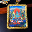 Green Tara Thangka Necklace - Healing