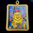 Yellow Jambhala Thangka Necklace - Wealth