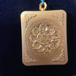 Yellow Jambhala Thangka Necklace - Wealth