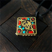 Brown Nepalese Pendant Necklace - Protection