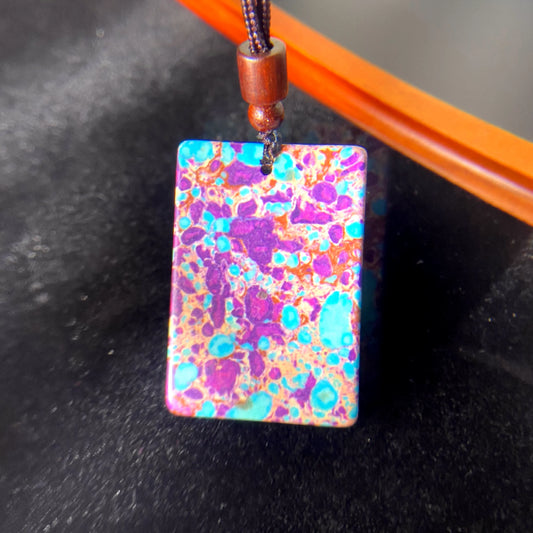 Jiajima Ancient Energy Stone Necklace – Spiritual Healing Amulet for Chakra Balance, Protection & Vitality