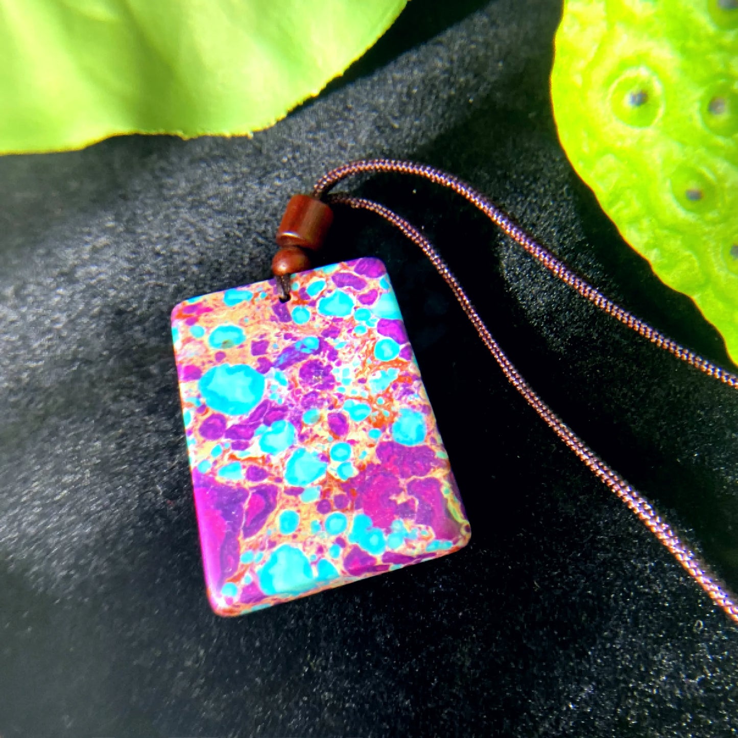 Jiajima Ancient Energy Stone Necklace – Spiritual Healing Amulet for Chakra Balance, Protection & Vitality