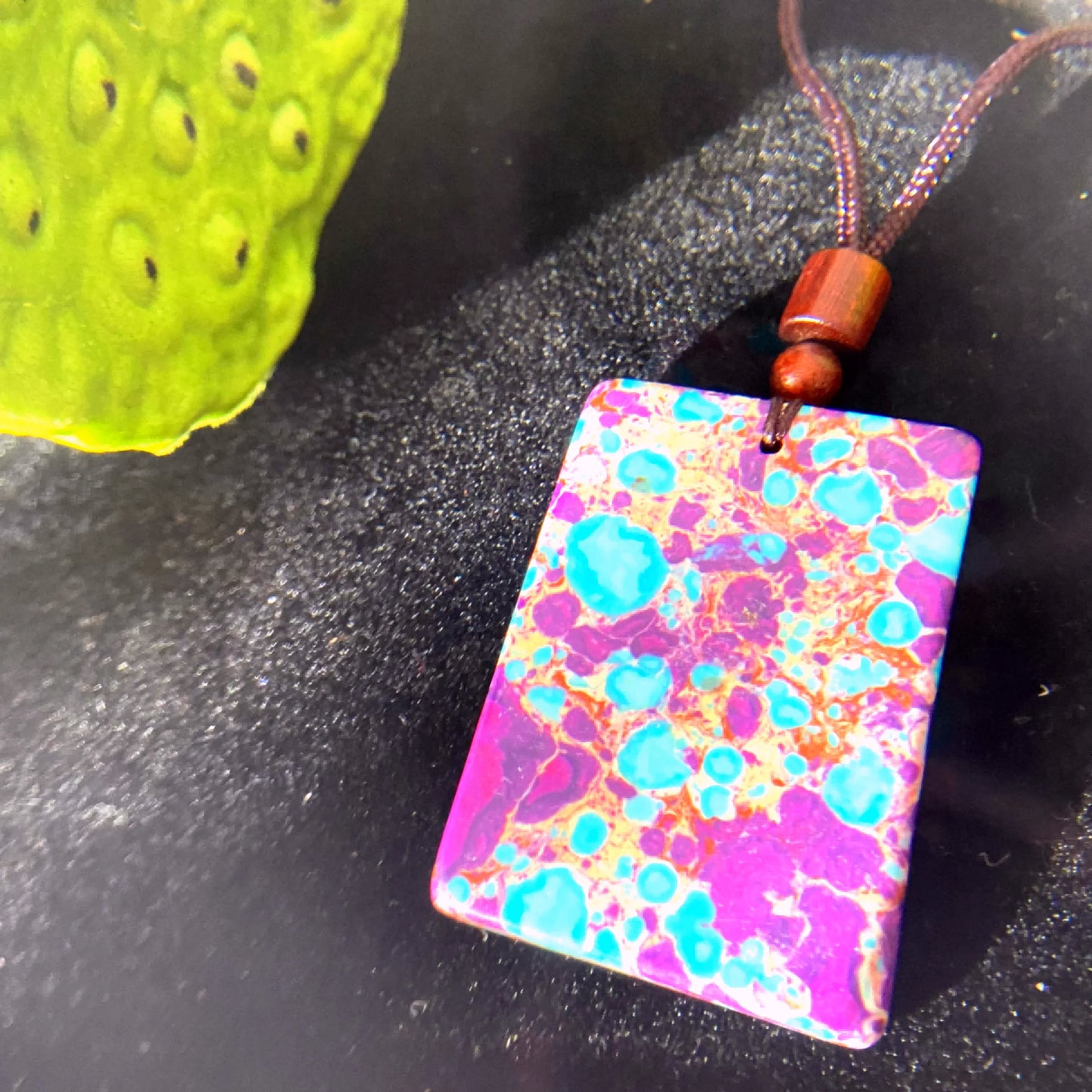 Jiajima Ancient Energy Stone Necklace – Spiritual Healing Amulet for Chakra Balance, Protection & Vitality