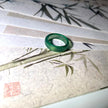 Green Agate Protection Ring – Feng Shui Amulet for Luck, Stability & Strength