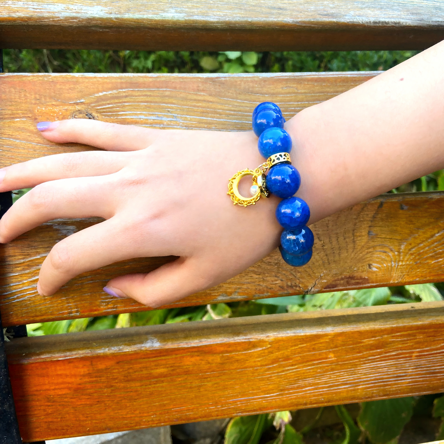 Celestial Blue Dragon Scale Agate Bracelet – Tibetan Sacred Stone for Protection, Balance & Spiritual Awakening