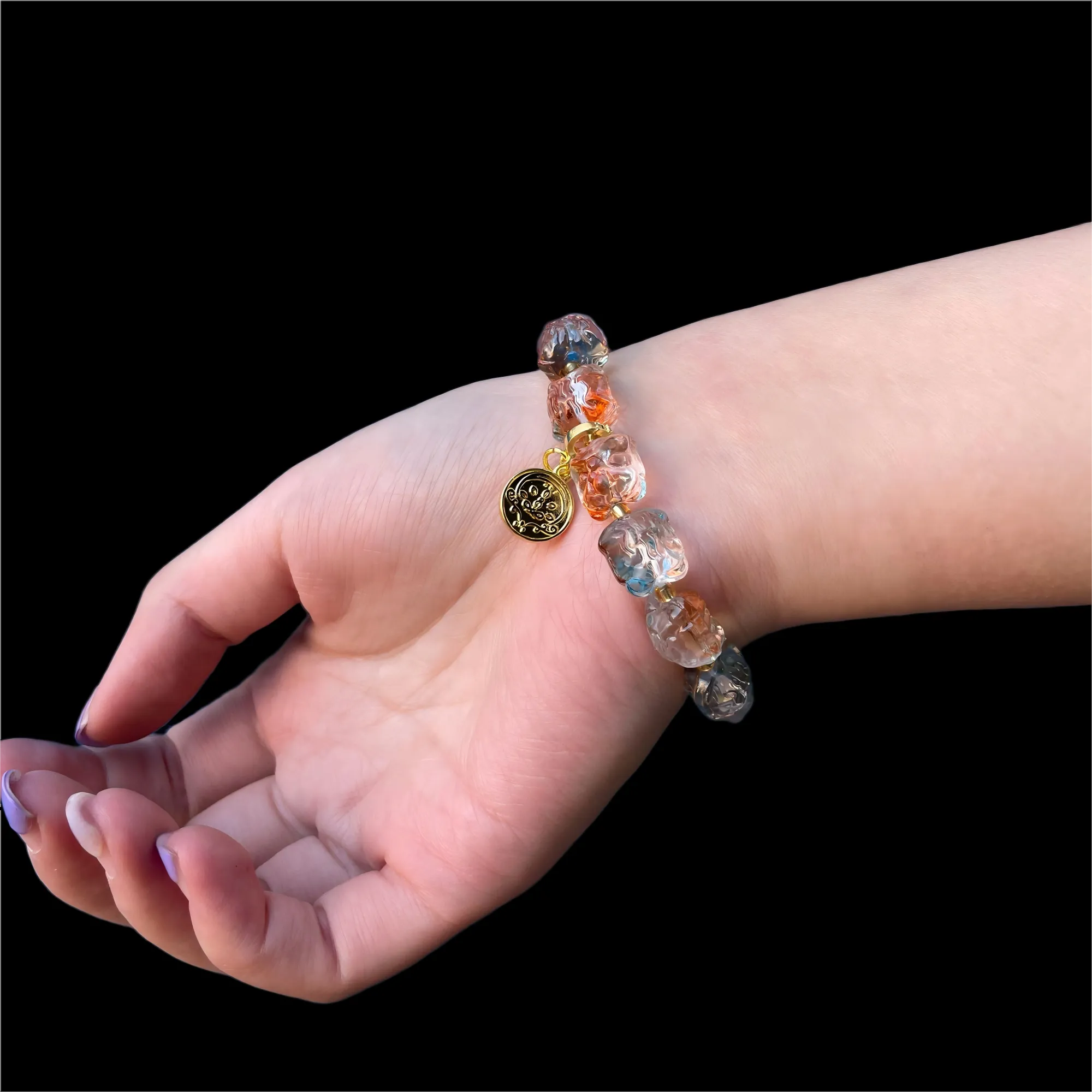Colored Glass Bracelet - Spiritual Energy