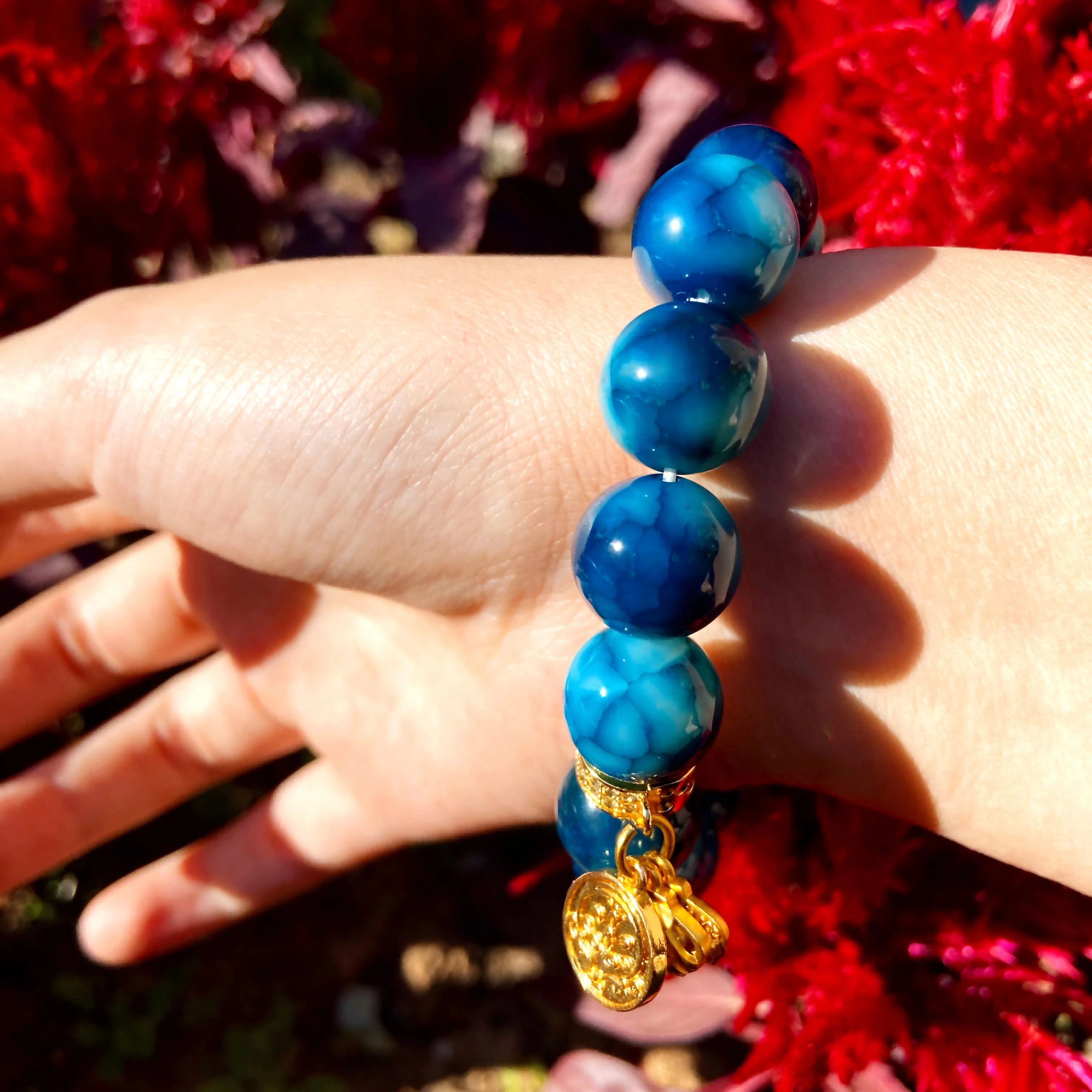 Blue Dragon Scale Bracelet - Harmony