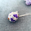 Silver Alloy Pendant Necklace - Protection