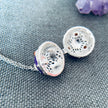 Silver Alloy Pendant Necklace - Protection