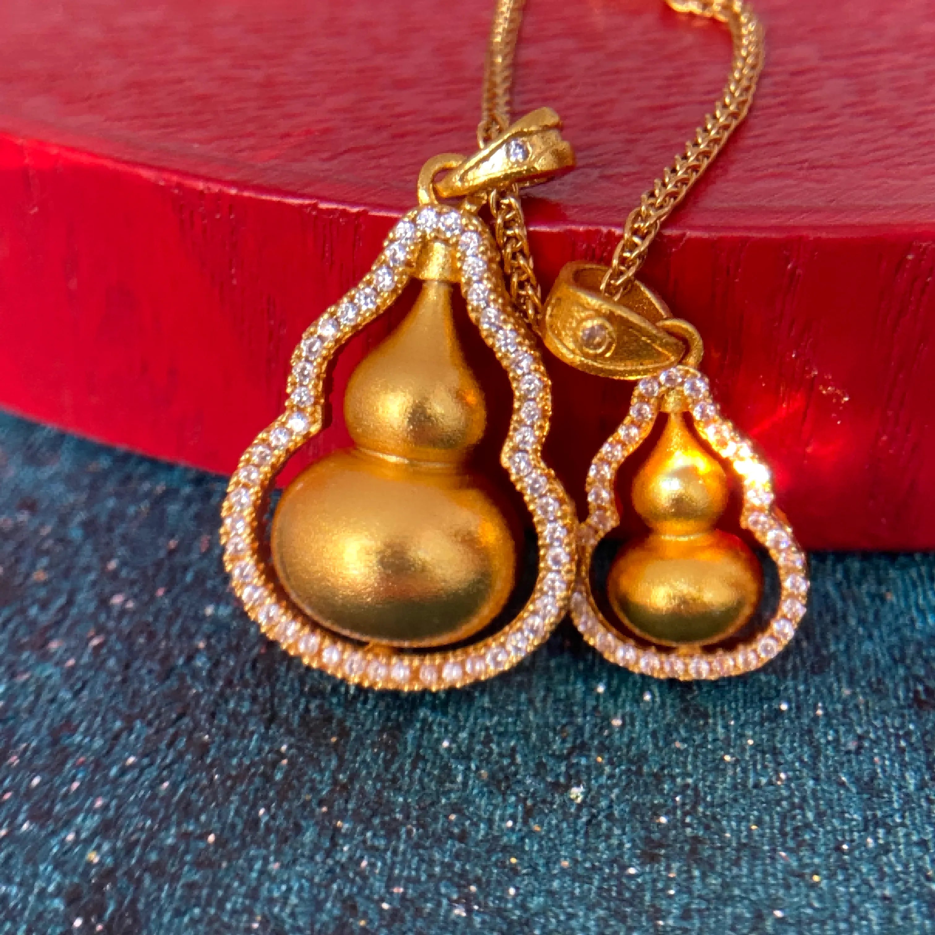 24K Gold Plated Pendant Necklace – Wealth
