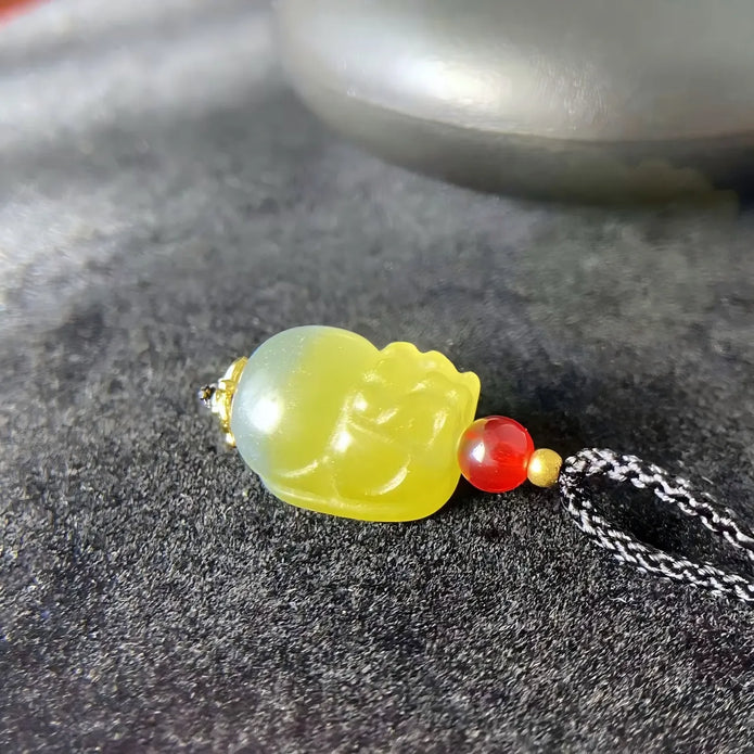 Colorful Liuli Pendant Necklace – Wealth