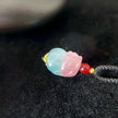 Colorful Liuli Pendant Necklace – Wealth