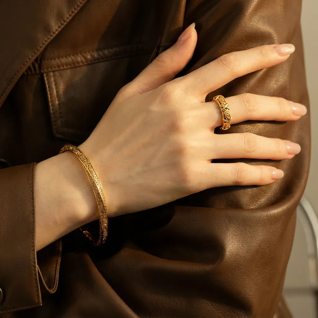 Brass Möbius Bracelet - Introspection