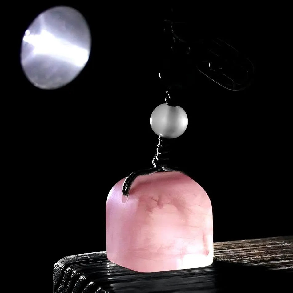 Pink Chalcedony Necklace - Romance