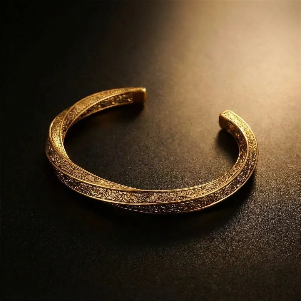 Brass Möbius Bracelet - Introspection