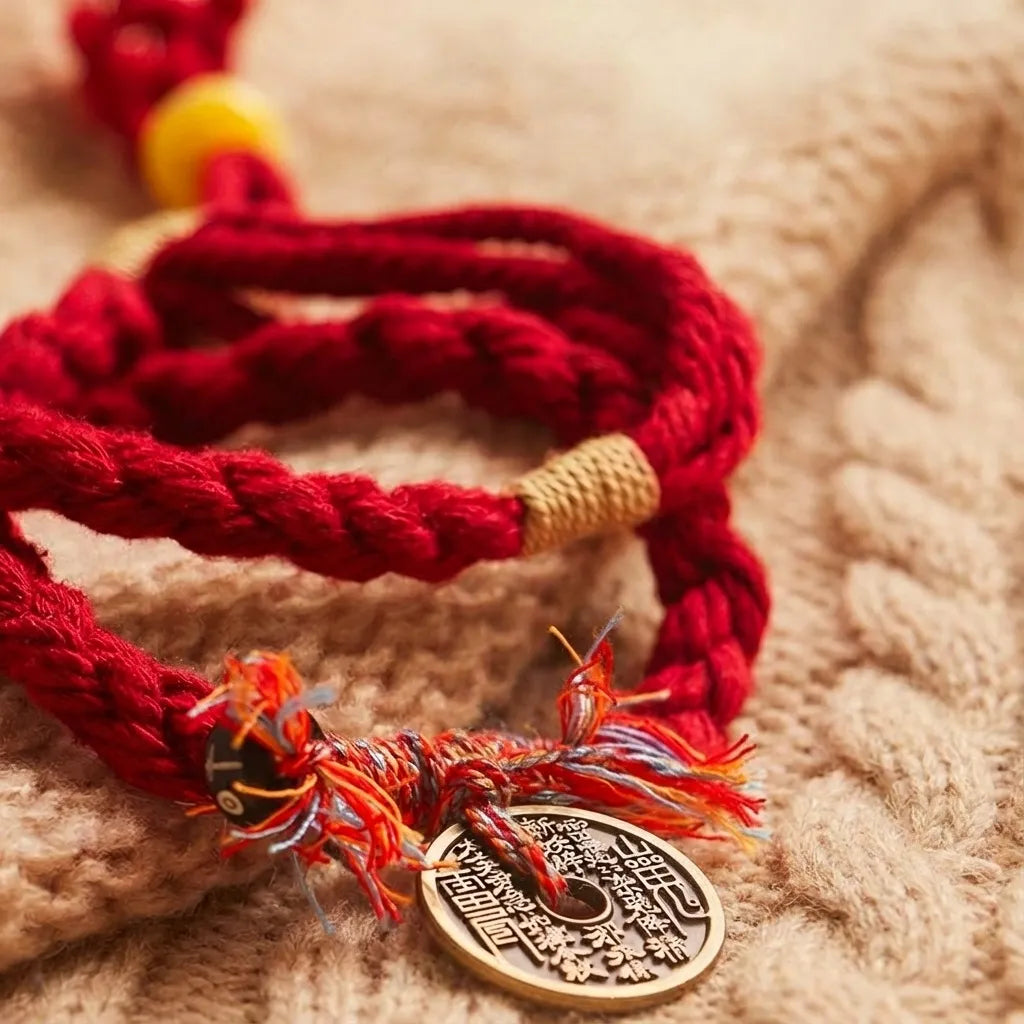 Red Shanggui Charm Bracelet - Protection