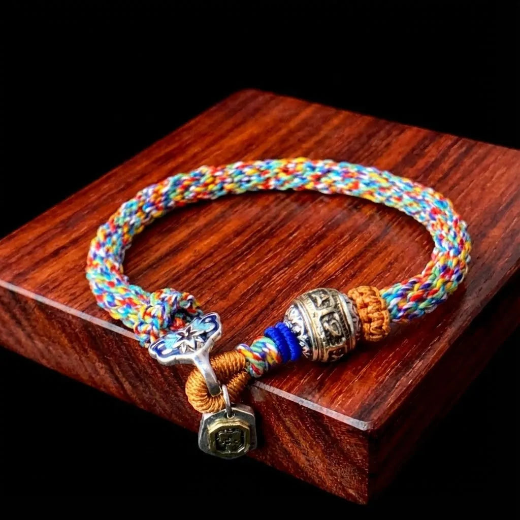 Multi-colored Woven Bracelet - Wealth