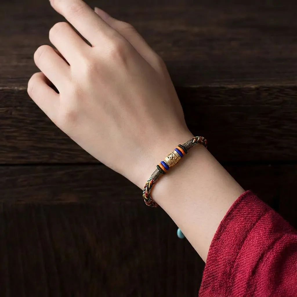Five-Color Vajra Knot Bracelet - Protection