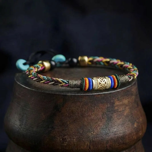 Five-Color Vajra Knot Bracelet - Protection
