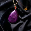 Violet Agate Pendant Necklace - Spiritual Protection