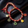 Five-Colored Woven Bracelet - Wealth