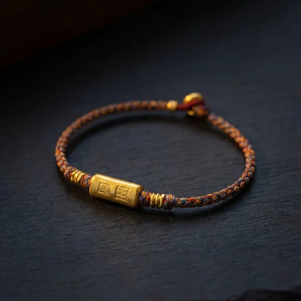 Multi-Colored Woven Bracelet - Wealth